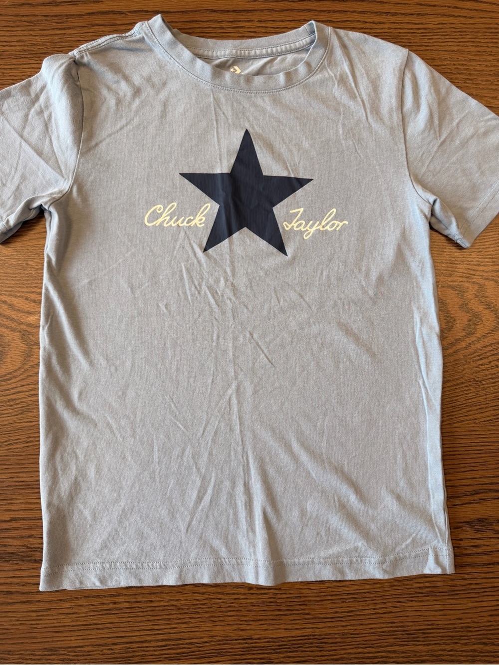 Youth Light Gray Star Logo T-Shirt